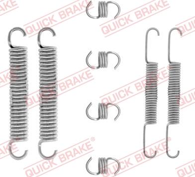 QUICK BRAKE 1050662 - SPRĘŻYNY SZCZĘK HAM. ŁADA 110-111-112-KALINA-NOVA-PRIORA-SAMARA 85-18