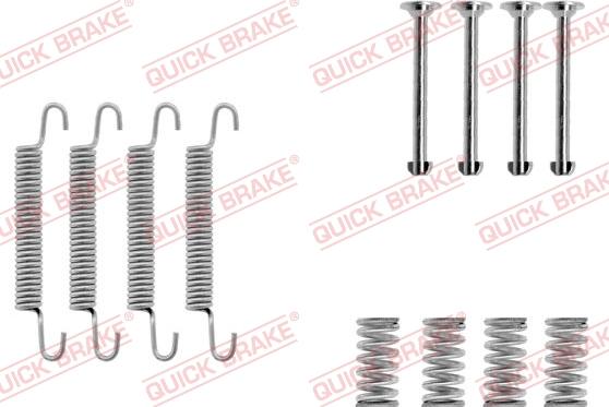 QUICK BRAKE 1050667 - SPRĘŻYNY SZCZĘK HAM. RĘCZN. OPEL T. OMEGA 86-