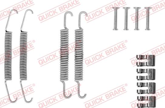 QUICK BRAKE 1050610 - SPRĘŻYNY SZCZĘK HAM. FIAT T. 127-128-CINQU-RE