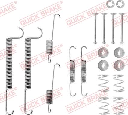 QUICK BRAKE 1050630 — Zestaw dodatków, szczęki hamulcowe