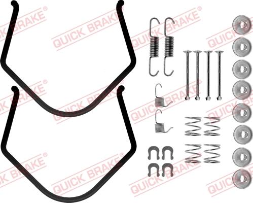 QUICK BRAKE 1050638 - Zestaw montażowy szczęk hamulcowych