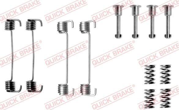 QUICK BRAKE 1050620 — Zestaw akcesoriów, szczęki hamulcowe hamulca postojowego