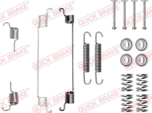 QUICK BRAKE 105-0672 - SPRĘŻYNY SZCZĘK HAM. RENAULT T. CLIO-THALIA 98-