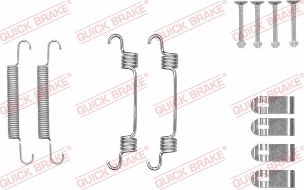 QUICK BRAKE 105-0044 — Zestaw akcesoriów, szczęki hamulcowe hamulca postojowego