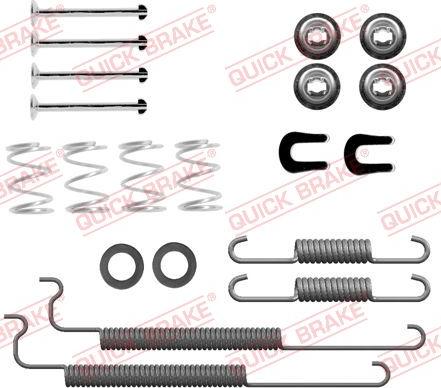 QUICK BRAKE 105-0055 - SPRĘŻYNY SZCZĘK HAM. CHEVROLET CRUZE 09-