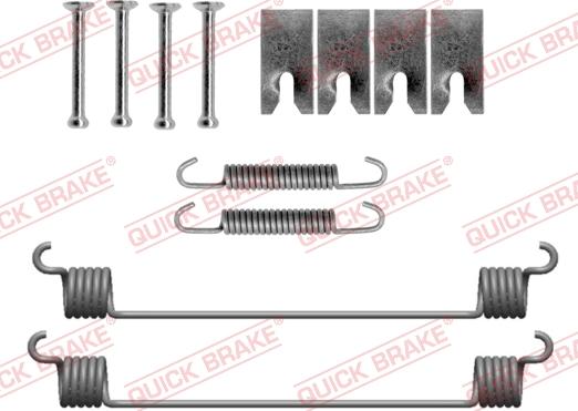 QUICK BRAKE 105-0056 — Zestaw dodatków, szczęki hamulcowe