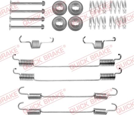 QUICK BRAKE 105-0057 — Zestaw dodatków, szczęki hamulcowe