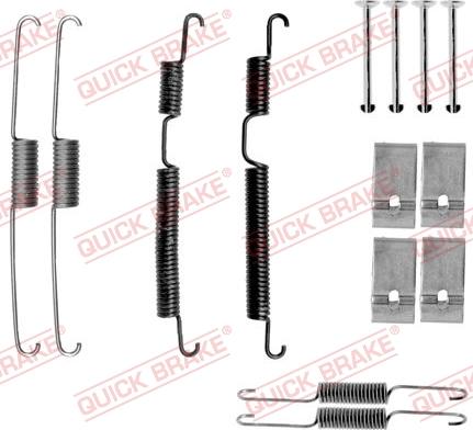 QUICK BRAKE 105-0035 — Zestaw dodatków, szczęki hamulcowe