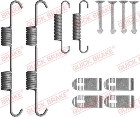 QUICK BRAKE 105-0077 — Zestaw akcesoriów, szczęki hamulcowe hamulca postojowego