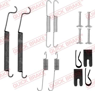 QUICK BRAKE 1050891 - SPRĘŻYNY SZCZĘK HAM. MITSUBISHI COLT 04-12