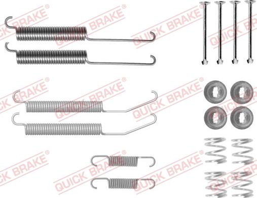 QUICK BRAKE 1050845 - SPRĘŻYNY SZCZĘK HAM. MITSUBISHI L200-L400 95-07