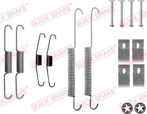 QUICK BRAKE 1050842 - SPRĘŻYNY SZCZĘK HAM. SUZUKI GRAND VITARA 98-15