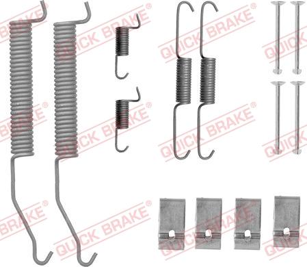 QUICK BRAKE 1050812 - ZESTAW INSTAL.SZCZEK HAM.RANGER 98-