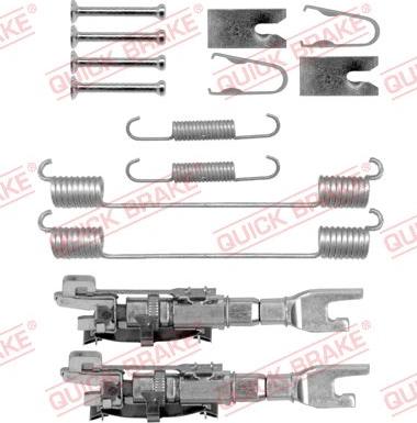 QUICK BRAKE 105-0883S — Zestaw dodatków, szczęki hamulcowe