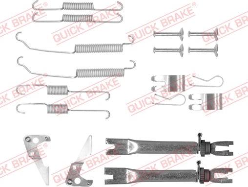 QUICK BRAKE 105-0882S — Zestaw dodatków, szczęki hamulcowe