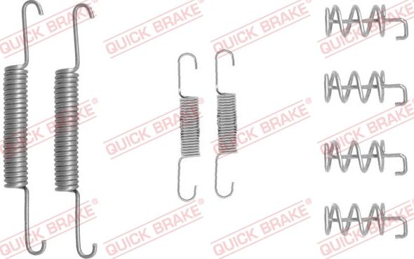QUICK BRAKE 1050832 — Zestaw akcesoriów, szczęki hamulcowe hamulca postojowego