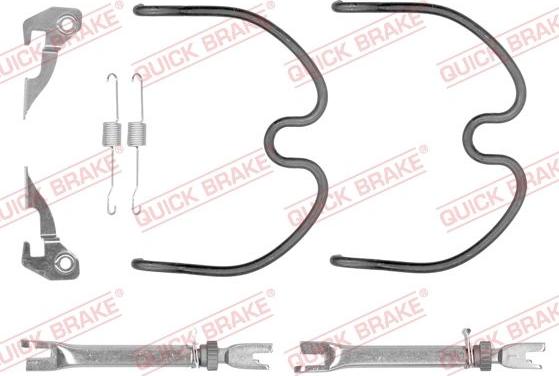 QUICK BRAKE 105-0872S — Zestaw dodatków, szczęki hamulcowe