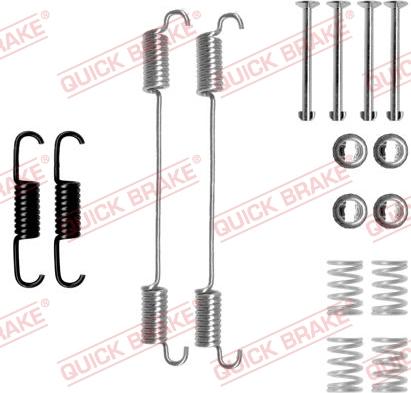 QUICK BRAKE 1050796 — Zestaw dodatków, szczęki hamulcowe