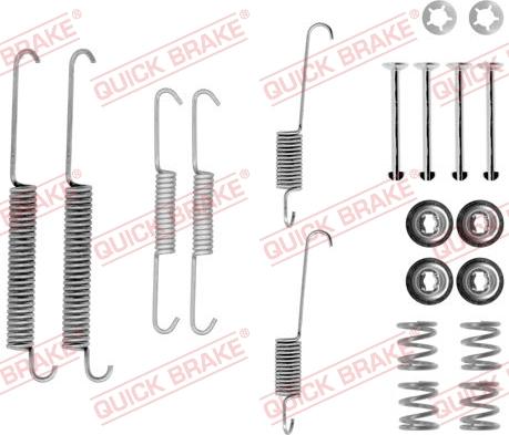QUICK BRAKE 1050754 - SPRĘŻYNY SZCZĘK HAM. CITROEN SAXO