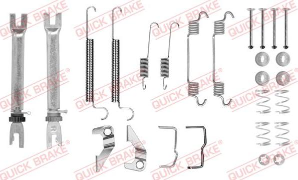 QUICK BRAKE 105-0766S — Zestaw dodatków, szczęki hamulcowe