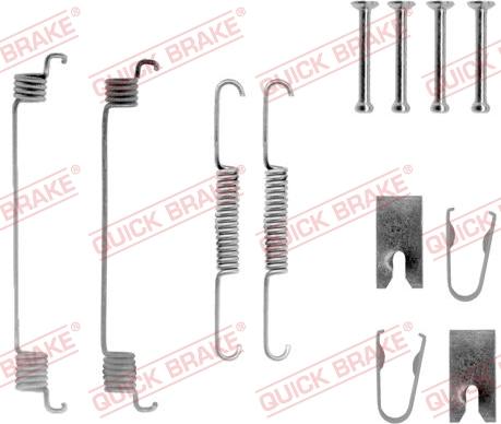 QUICK BRAKE 105-0789 - SPRĘŻYNY SZCZĘK HAM. FIAT BRAVA-BRAVO-MAREA