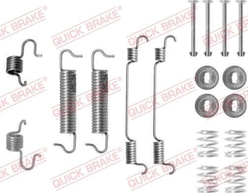 QUICK BRAKE 1050780 - Zestaw montażowy szczęk hamulcowych