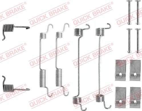 QUICK BRAKE 1050735 - SPRĘŻYNY SZCZĘK HAM. ROVER T. 200-400 89-99