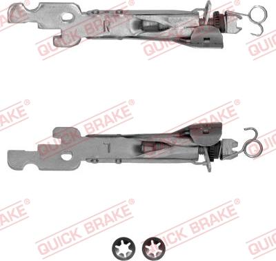 QUICK BRAKE 101 53 004 - HAM.SZCZEK SAMOREG.FIAT PUNTO 93-   -KPL