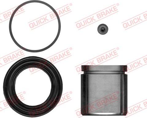 QUICK BRAKE 114-5116 - ZESTAW NAPR. ZACISKU HAM. SKODA P. CITIGO-FABIA-KAMIQ-OCTAVIA-RAPID-ROOMSTER-SCALA-YETI 96- Z TŁOCZKIEM