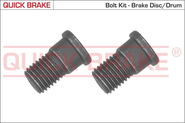 QUICK BRAKE 11666K — Zestaw śrub, tarcza hamulcowa