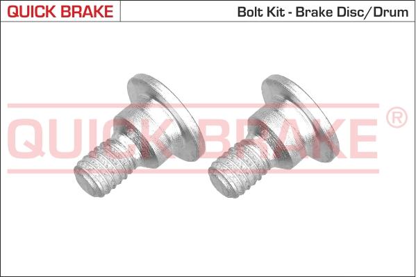 QUICK BRAKE 11660K — Zestaw śrub, tarcza hamulcowa