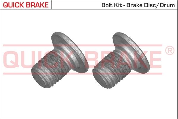 QUICK BRAKE 11661K — Zestaw śrub, tarcza hamulcowa