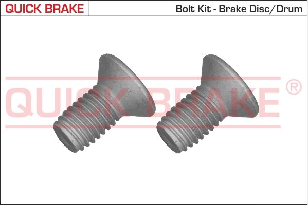 QUICK BRAKE 11670K — Zestaw śrub, tarcza hamulcowa