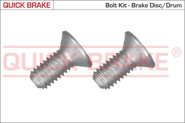 QUICK BRAKE 11671K — Śruba, tarcza hamulcowa