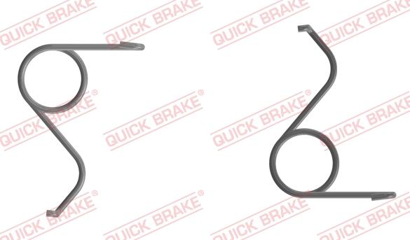 QUICK BRAKE 113-0529 - ZESTAW NAPR. ZACISKU HAM. HONDA T. CIVIC 05- SPRĘŻYNKA