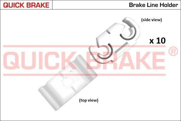 QUICK BRAKE 171-W-10 — Mocowanie, przewód hamulcowy