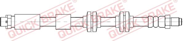 QUICK BRAKE 32.835 - HAM.PRZEW.-P-X1 SDRIVE 18I 09-15