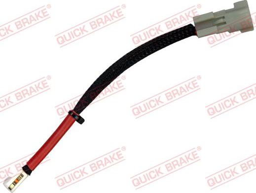 QUICK BRAKE WS 0498 A — Styk ostrzegawczy, zużycie okładzin hamulcowych