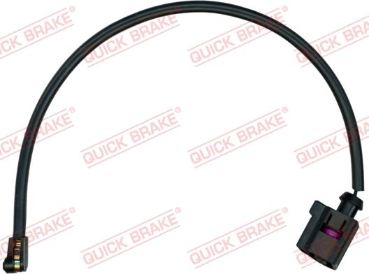 QUICK BRAKE WS 0492 A — Styk ostrzegawczy, zużycie okładzin hamulcowych