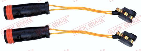 QUICK BRAKE WS 0497 A — Styk ostrzegawczy, zużycie okładzin hamulcowych