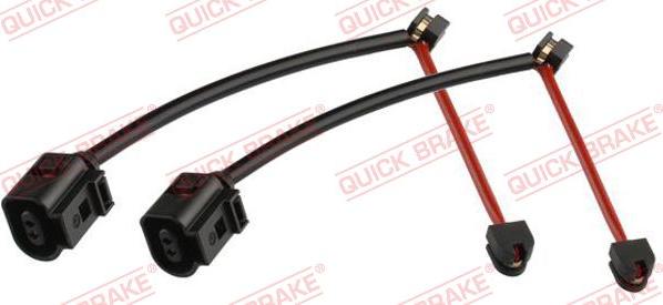 QUICK BRAKE WS 0480 A — Styk ostrzegawczy, zużycie okładzin hamulcowych