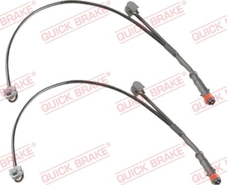 QUICK BRAKE WS 0508 A — Styk ostrzegawczy, zużycie okładzin hamulcowych