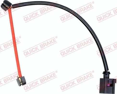 QUICK BRAKE WS 0526 A — Styk ostrzegawczy, zużycie okładzin hamulcowych