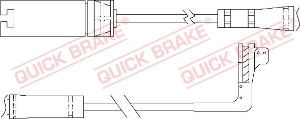 QUICK BRAKE WS 0295 A - HAM.KLOCKOW CZUJNIK -T- BMW E61 M5 07-