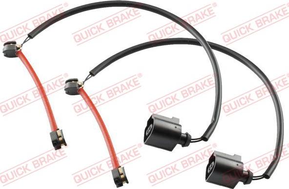 QUICK BRAKE WS 0225 A — Styk ostrzegawczy, zużycie okładzin hamulcowych