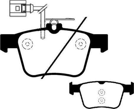 Textar 2260101 - KLOCKI HAM. AUDI T. A3-TT 2.5 RS QUATTRO 15-