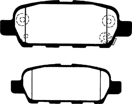 Blue Print ADN142152 - KLOCKI HAM. NISSAN T. CUBE-JUKE-MURANO-PULSAR 10-