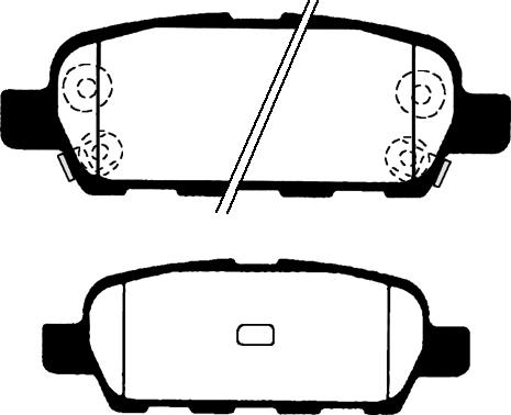 BOSCH 0 986 495 089 — Zestaw klocków hamulcowych, hamulce tarczowe