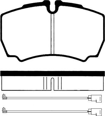 Delphi LP3573 - Klocek hamulcowy kpl.