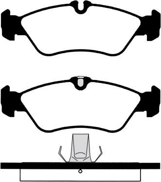 Maxgear 19-0662 - KLOCKI HAM. DB T. SPRINTER 208-312 95-